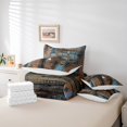 thumbnail image 5 of YST Lake House 7Pcs Comforter Set, Colorful Lake Paddles Bedding, Full Size, 5 of 5