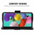 thumbnail image 3 of Samsung Galaxy A51-M40S Case, Cell Phone Leather Sleeve PU Leather Cover Wallet Cell Phone Case Cover Compatible for Samsung Galaxy A51-M40S Leather Case - Black, 3 of 7