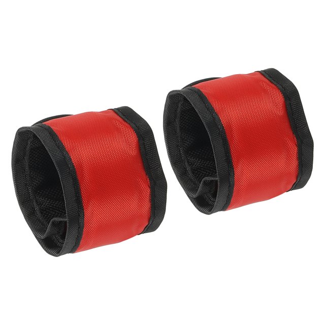 Unique Bargains LED Wristband, 2 Pack Light Up Bracelets LED Armbands Wrist Band, Red, S