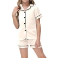 thumbnail image 1 of Landzoo One Ensemble Décontracté pour Garçons et Filles, T-Shirt à Manches Courtes et Shorts, Léger et Mignon, 1 of 6