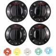 thumbnail image 2 of Range Kleen 4 Pcs Boutons de Remplacement Noirs pour Cuisinière Électrique 8114, 2 of 3