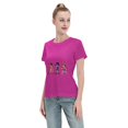 thumbnail image 4 of T-Shirt Basique à Manches Courtes pour Femmes une Pièce, 4 of 6