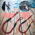 thumbnail image 2 of FLOODKING 2-Pack Mooring Ropes 2.5FT - Bungee Dock Lines with Bumper for Kayaks, Boats, Jet Skis, 2 of 6