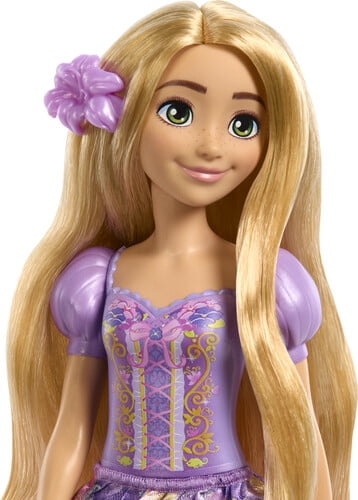 Mattel-Princesses Disney Spin&Reveal-Poupée Raiponce avec surprises