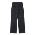 thumbnail image 3 of Timegard Pants for Women Straight Leg Solid Color Cargo Pants Lounge Pants with Pockets Fall Outdoor, 3 of 5