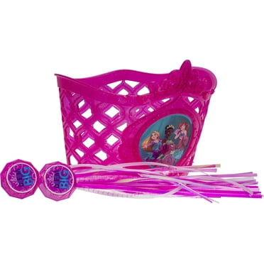 Bell Sports Disney Princess 3D Pink Molded Bike Basket & Streamers