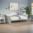 thumbnail image 1 of AFI Nantucket Mid-Century Modern Solid Wood Twin Daybed in White, 1 of 12