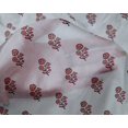 thumbnail image 4 of oneOone Silk Tabby Fabric Leaves & Floral Block Print Fabric By Yard 42 Inch Wide, 4 of 5