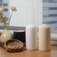 thumbnail image 2 of Mainstays Unscented 2PK Ivory Pillar Candles, 2 of 8