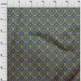 thumbnail image 2 of oneOone Cotton Poplin Fabric Diamond & Circle Block Print Fabric By Yard 56 Inch Wide, 2 of 4