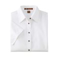 thumbnail image 1 of Harriton Ladies' Easy Blendâ„¢ Short-Sleeve Twill Shirt with Stain-Release, 1 of 3