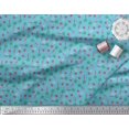 thumbnail image 2 of Soimoi Velvet Fabric Text,Tomato & Carrot Vegetable Print Fabric by The Yard 58 Inch Wide, 2 of 3