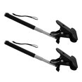 thumbnail image 1 of LITINKIMI 2Pcs Adjustable Black Metal Sign Holder with Comfortable Grip for Airport and Parade Use, 1 of 8