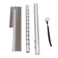 thumbnail image 1 of Portable Compact Camping Grill Stainless Steel Folding BBQ Tube Outdoor Backpackers, 1 of 13