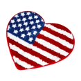 thumbnail image 2 of Cqxid Tapis 4 Juillet Drapeau Américain en Forme de Cœur Tapis de Salle de Bain Antidérapant Patriotique Rouge Blanc et Bleu Tapis de Bain Lavable Tapis de Bienvenue pour Porte d'Entrée Jour de l'Indépendance Jour du Souvenir Chambre H, 2 of 7