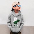 thumbnail image 2 of WEAIXIMIUNG Chandails en Molleton Garçons Col Rond Camion Chemise Dinosaure Manches Longues Chandail Tops Tees, 2 of 6