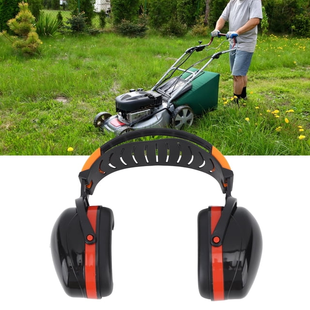 Noise Reduction Ear Muffs, Foldable Lightweight Earmuffs Hearing Protection 360 Degree Rotation Ear Protection Headphones For Shooting Range Mowing Construction Woodwork