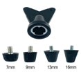 thumbnail image 3 of GLFILL 12 Pcs Crampons de Bottes de Football Pointes Stables Antidérapantes pour Chaussures de Rugby Chaussures de Randonnée 9 mm, 3 of 8