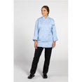 thumbnail image 1 of Uncommon Threads 0706-7707 Unisex Pulse Chef Coat, Sky Blue - Size 3XL, 1 of 1