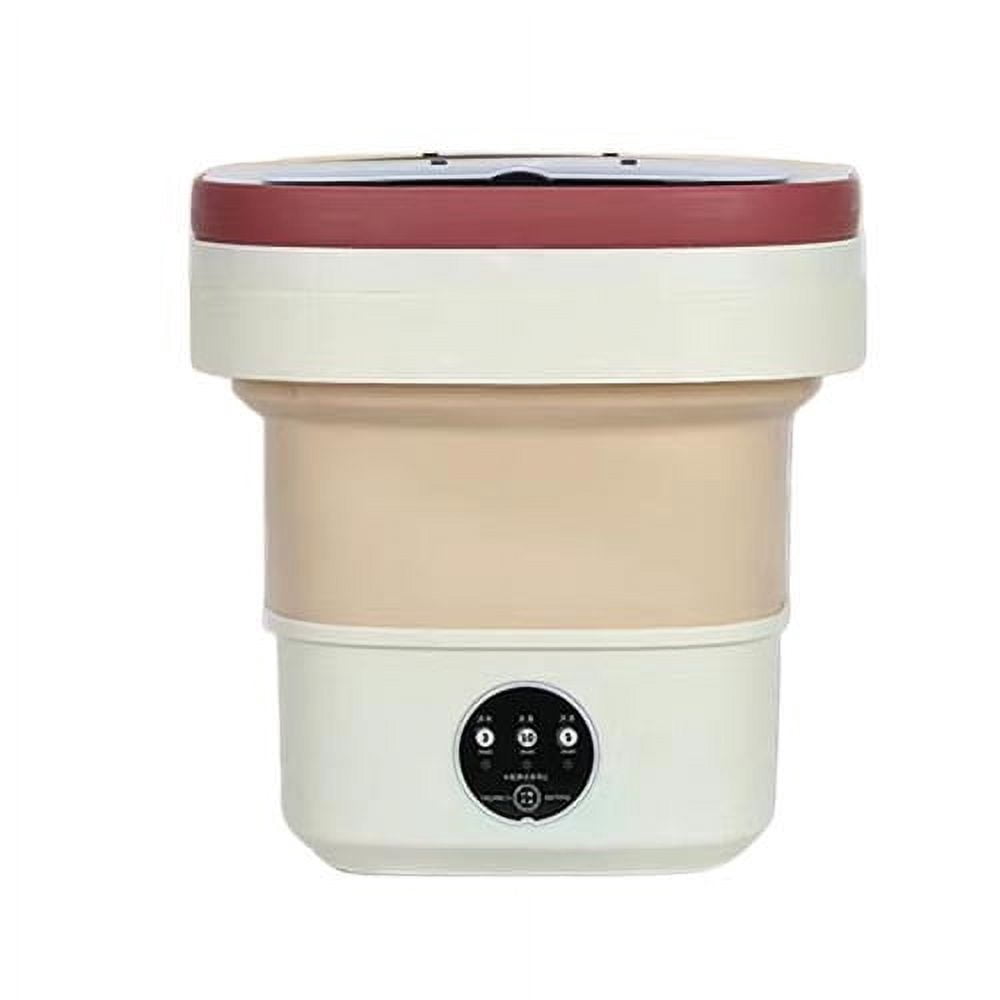 Nilvkv Mini Washing Machine Foldable Bucket Type Laundry Clothes Washer Cleaner Travel
