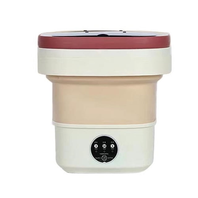 Mini Washing Machine Foldable Bucket Type Laundry Clothes Washer Cleaner Travel