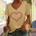 thumbnail image 5 of Birdeem T-Shirt Sans Manches à Col en V pour Femmes, Mode Décontractée, Imprimé, Chandail, 5 of 5