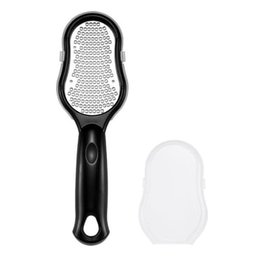 Yeacher Lime pour les Pieds pour Tailler les Callosités et Enlever les Peaux Mortes Surface en Acier Inoxydable Pédicure Râpe pour Pieds avec Étui de Protection