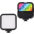 thumbnail image 1 of Lumière Vidéo Portable RGB avec 70 LEDs, Compatible avec Nikon D3000, Température de Couleur Réglable, et Batterie Rechargeable Longue Durée, 1 of 5