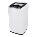 Noir + Decker Petit lave-linge portable, laveuse pour usage domestique, Lave-linge portatif 0.9 Cu. Ft. avec 5 Cycles, lis transparent & LED Affichage
