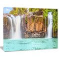 thumbnail image 1 of Design Art Dry Sap Waterfall Canvas Print, 1 of 3