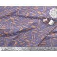 thumbnail image 3 of Soimoi Purple polyester Crepe Fabric Text & Knife Kitchen Printed Fabric 1 Yard 42 Inch Wide, 3 of 3