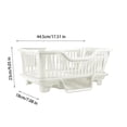 thumbnail image 3 of EGNMCR Kitchen Gadgets, Kitchen Accessories, Kitchen Utensils, Kitchen Tool Kitchen Small Bowl Cabinet Bowl Box Water Filter Bowl Chopstick Basket Bowl Rack Rack Sink Storage Rack Sink storage rack, 3 of 5