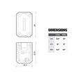 thumbnail image 4 of ToughBuilt StackTech Compact Cooler, Stackable 16 Quart Hard Shell Ice Chest, White, 4 of 11
