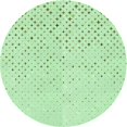 thumbnail image 1 of Ahgly Tapis Rond Lavable en Machine Intérieur Transitionnel Vert Menthe, 3 Pieds Rond, 1 of 7