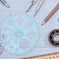 thumbnail image 2 of 3pcs 360 Degree Geometry Protractors with Swing Arm Angle Measurement, 2 of 9