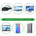 thumbnail image 2 of EIGTHTAIL Link Cable for    16ft VR Headset Cable Fit for Meat/Oculus Quest 3  USB 3.0 Type C to C High-Speed Data Transfer Charging Cable  Extension Charger Cord for Virtual Reality/Gami, 2 of 8