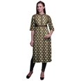 thumbnail image 1 of Bimba Robe Tunique Droite en Viscose Imprimée Style Santoon pour Femmes Vêtements Indiens, 1 of 5