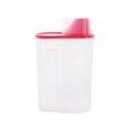 thumbnail image 1 of KAKOWELY Cereal Container with Pour Spout and Measuring Cup Plastic Clear Food Saver Airtight Watertight Cereal Keeper Food Storage Containers for Rice Grain Cereal Oatmeal Sugar Nuts Beans Size S, 1 of 4