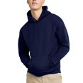 thumbnail image 2 of Hanes Mens EcoSmart Fleece Hoodie, 2XL, Navy, 2 of 4