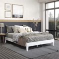 thumbnail image 4 of Steve Silver Nix Queen White Wood Platform Bed, 4 of 11