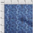 thumbnail image 2 of oneOone Coton Cambric Bleu Peau d'Animal Robe Tissu Tissu Imprimé par la Cour 42 Pouces de Large, 2 of 4