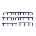 thumbnail image 2 of Badminton Racket/Racquet Stringing Grommets Eyelets Replacement Accessories - 11 Nails And Type Blue, 2 of 7