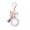 O 7P4, variant on Rvkxad Fashion Letter Key Chain, Butterfly Tassel Pendant for Keys Backpack Decoration, Keychain Accessory Key Fob Key Ring
