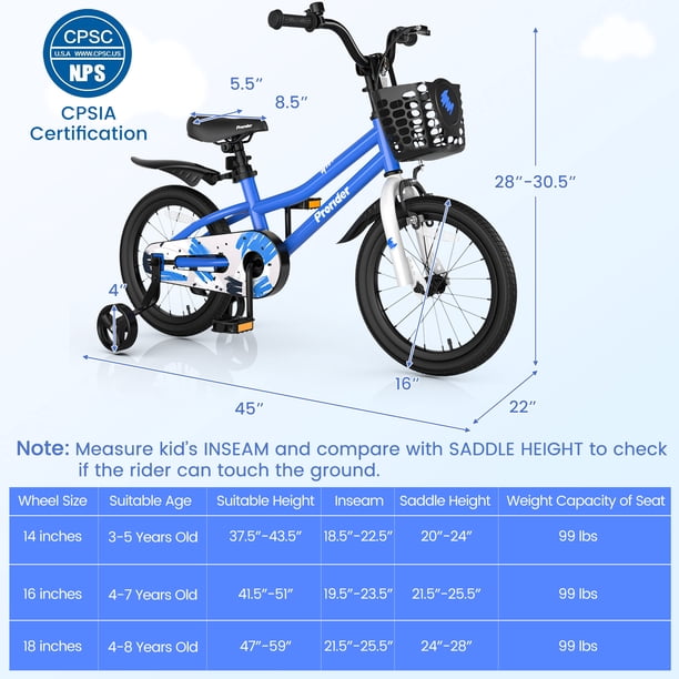 Vélo enfant Canellini VENERE 16 rose cadre acier, freins V‑Brake