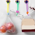 thumbnail image 4 of Food Bag Clips with Hanging Hook, Grip Quick Release Bread Bag Sealing Clips, Ties Sealer for Potato Chips Variety Pack Bag Snack Bags Cereal Earth Friendly Packaging Eco Pac Bags, 1 Pcs, 6.37", 4 of 8