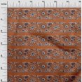 thumbnail image 2 of oneOone Viscose Chiffon Fabric Leaves & Floral Block Decor Fabric Printed BTY 42 Inch Wide, 2 of 4