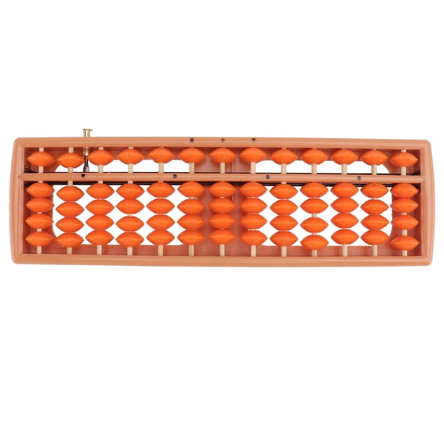 KAKOWELY Abacus Toy 1pc Kid Abacus Playting Arithmetic Abacus Toy Math Educational Counting Toy9.76"X2.87"X0.75"