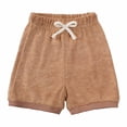thumbnail image 4 of vdgthytj Vêtements d'Été pour Bébé Garçon Fille Ensemble 2 Pcs Haut à Manches Courtes Col Rond et Shorts à Cordon, 4 of 8