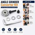 thumbnail image 3 of Carbon Steel Star Lock System Multi-Tool Converter Adapter Power Tools, Oscillating Saw Blade Adapter Kit for Angle Grinder & Drill, Compatible with Multi-Tool Accessories, 1 Set, 3 of 6
