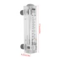 thumbnail image 2 of Meter, Glass Material Flowmetre Clear Reading Light Weight  For Construction Site For Industrial Engineering, 2 of 8